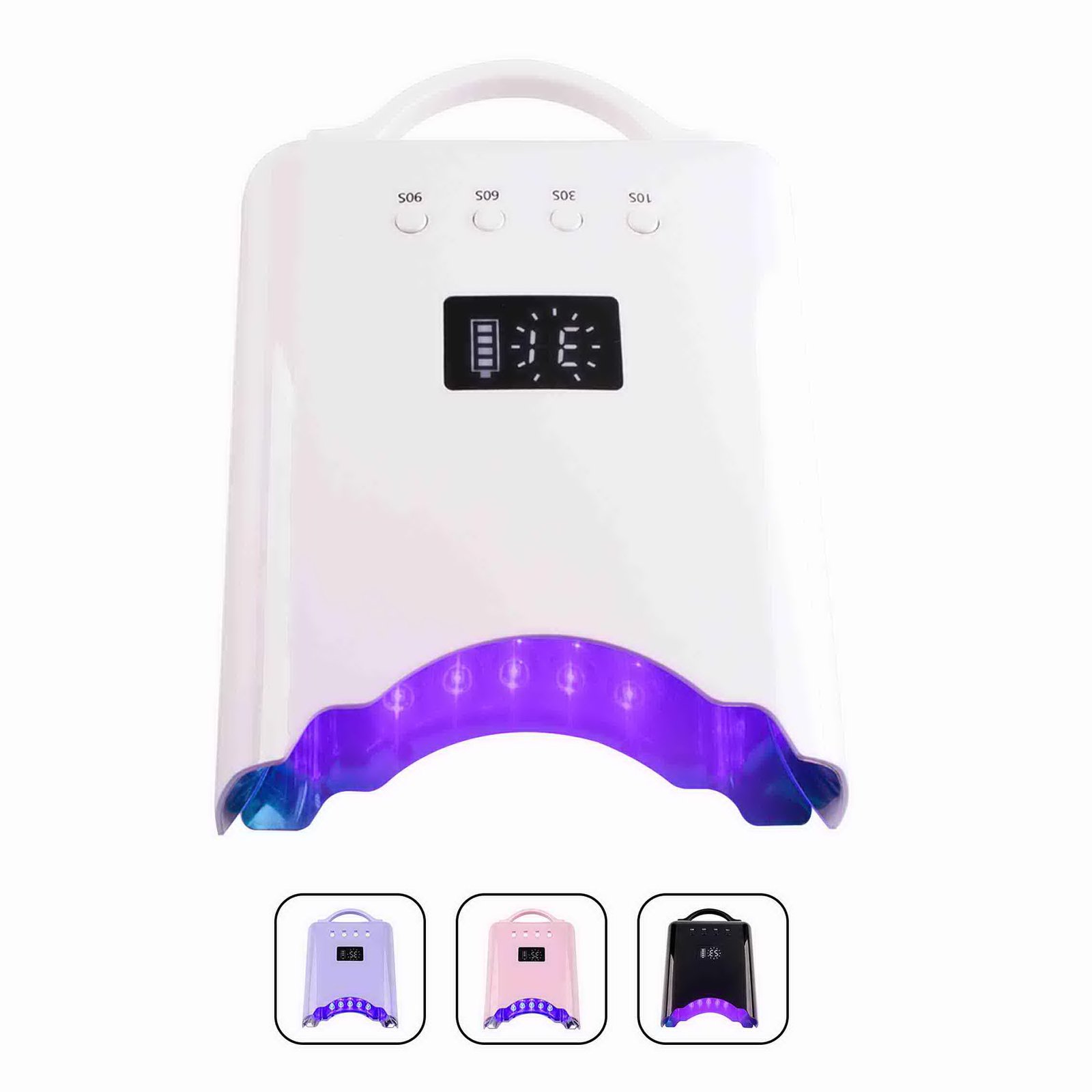 78W Rechargeable UV LED Nail Lamp